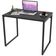 Kit 02 Mesas Para Escritório Home Office Estilo Industrial Form C01 90 cm Preto Onix - Lyam Decor