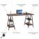 Mesa Para Escritório Estilo Industrial Cavalete Form C01 150cm Nogal - Lyam Decor