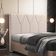 Cabeceira Cama Box Casal Queen 160 cm Aurora W01 Suede Bege - Lyam Decor