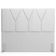 Cabeceira Cama Box Casal Queen 160 cm Aurora W01 Linho Cinza - Lyam Decor