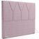 Cabeceira Cama Box Casal Queen 160 cm Aurora W01 Suede Rosê - Lyam Decor