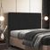 Cabeceira Cama Box Casal King 195 cm Aurora W01 Corano Preto - Lyam Decor