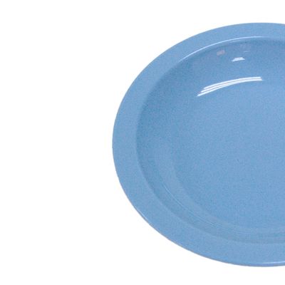 Prato Elegance Fundo Redondo 22cm Azul em Polipropileno