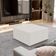 Kit 02 Puffs Decorativos Para Sala De Estar Quadrado Milano 90x90 W01 Bouclê Cru - Lyam Decor
