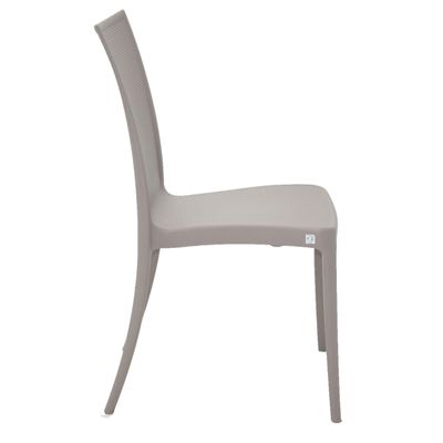 Cadeira Tramontina Laura Ratan Camurça em Polipropileno e Fibra de Vidro