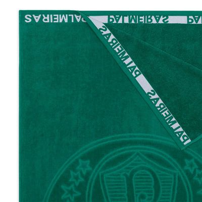 Toalha de Banho Buettner Jacquard Veludo Futebol Palmeiras 70cmx140m Verde