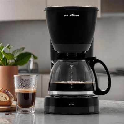 Cafeteira Britânia 32 Cafés Jarra de Vidro 1,2L BCF32C 110V