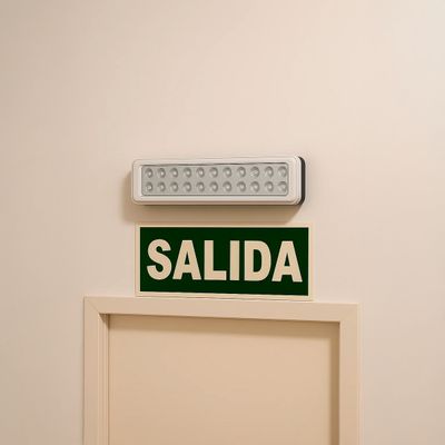 Luminária Lâmpada Emergência 60 LEDs Recarregável Branco