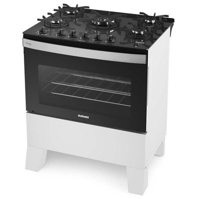 Fogão Itatiaia Itaglass Plus 5 Bocas Branco Bivolt