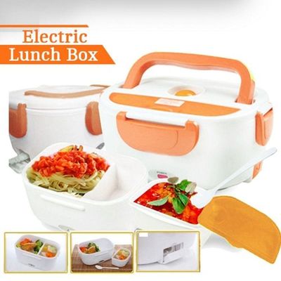 Marmita Eletrica Automatica 12v Para Carro Taxi Uber Lancheira Termica Com Divisorias Lunch Box