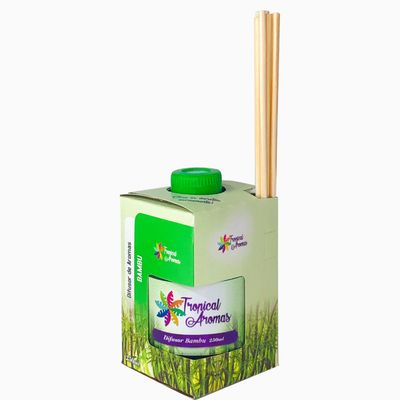 KIT 3 AROMATIZADOR DE AMBIENTE TROPICAL  bambu