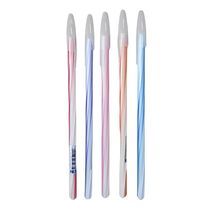 Caneta Spiro Clean 0.7mm - Conjunto 5 Unidades - Ponta Fina - Escrita Suave - Cores Atraentes