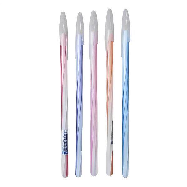 Caneta Spiro Clean 0.7mm - Conjunto 5 Unidades - Ponta Fina - Escrita Suave - Cores Atraentes