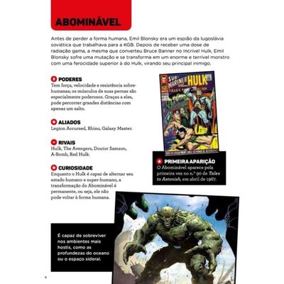 Livro Marvel - Guia de Personagens A-D - Catapulta