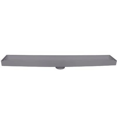 Ralo Invisível Linear Com 5x70cm Cinza - 1713 - Estrela