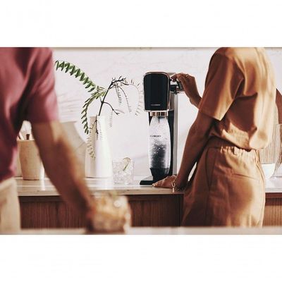 Máquina Para Gaseificar água Art Sodastream Preta