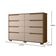 Comoda Casal Quarto Georgia 8 Gavetas Carvalho-fendi - Moval
