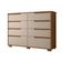 Comoda Casal Quarto Georgia 8 Gavetas Carvalho-fendi - Moval