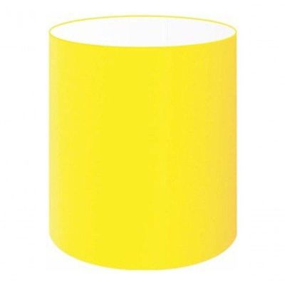Cúpula Abajur E Luminária Cilíndrica Vivare Cp-7001 ø13x15cm - Bocal Nacional Amarelo