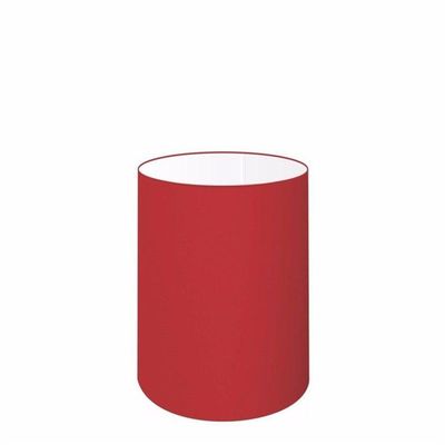 Cúpula Abajur E Luminária Cilíndrica Vivare Cp-7004 ø15x25cm - Bocal Nacional Bordo