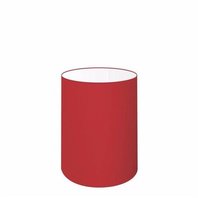 Cúpula Abajur E Luminária Cilíndrica Vivare Cp-7004 ø15x25cm - Bocal Nacional Bordo