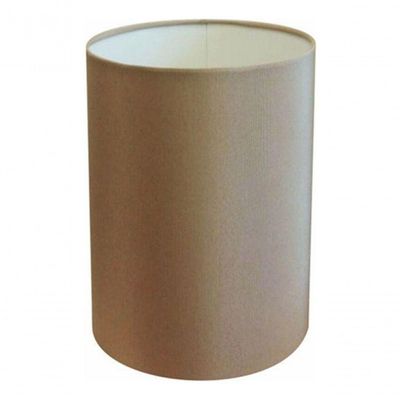 Cúpula Abajur E Luminária Cilíndrica Vivare Cp-7003 ø15x20cm - Bocal Nacional Palha