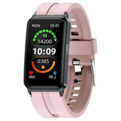 Smartwatch Smartch Qfn56 à Prova D'água Rosa