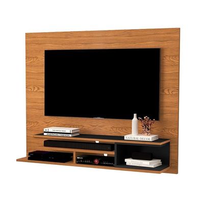 Painel Londres - Mdp-mdf 1 Porta E 1 Gaveta Nature-preto - Movelove