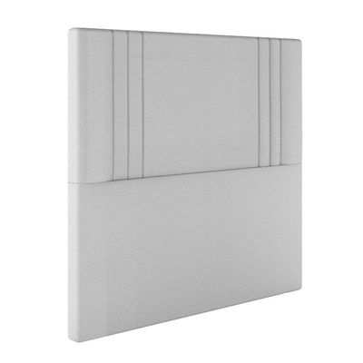 Cabeceira Estofada Queen 160 Cm Diamante Corino Branco