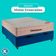 Cama + Bau Blindado E Colchão Molas Ensacadas Casal - Airtech Ortobom