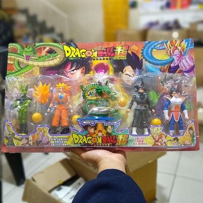 Kit 4 Bonecos Dragon Ball Z Action Figure Esféras Do Dragão