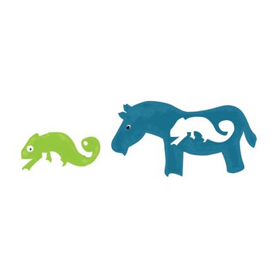 Livro Arte Pop-up em Estêncil - Animais da Selva - Catapulta