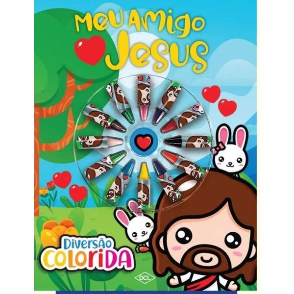Livro Diversão Colorida - Meu Amigo Jesus - Editora DCL