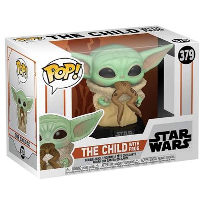 Funko Pop Star Wars Mandalorian 379 The Child w/ Frog Baby Yoda