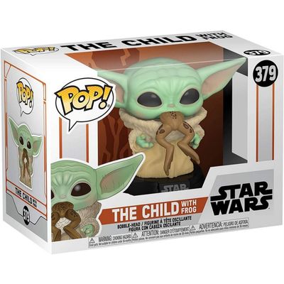 Funko Pop Star Wars Mandalorian 379 The Child w/ Frog Baby Yoda