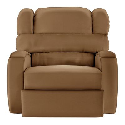Poltrona do Papai Sala de Cinema Reclinável Kylie Manual PU Caramelo G23