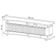 Rack Para Sala de Estar TV 75 Pol Orgânico Maui B02 Off White Naturalle Fresado - Lyam Decor