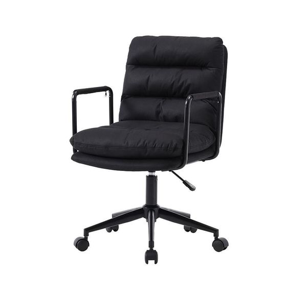 Cadeira Escritório Arizona Rivatti Pu Preto Base Preto