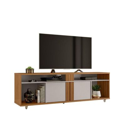 Rack Bancada Nt 1290 Freijó Com Off White - Notável