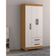 Guarda-roupa 3 Portas Nazta Freijó Com Off White - Moveisaqui