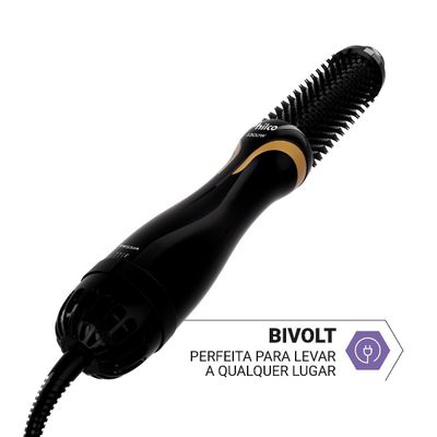 Escova Secadora Philco Íons Tourmaline 1300W Bivolt PES33A Bivolt