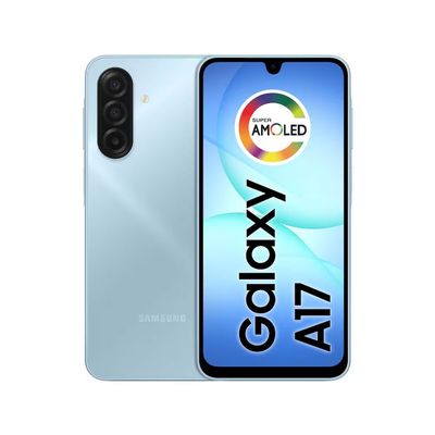 Celular Galaxy A17 4G Tela 6.7 Polegadas 256GB Super AMOLED Câmera Tripla 50MP Azul Samsung Azul / Bivolt