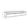 Rack Suspenso Pequeno De Parede Ou Painel Para Sala De Tv Ou Quarto Life 1.12 - Branco - Moveisaqui