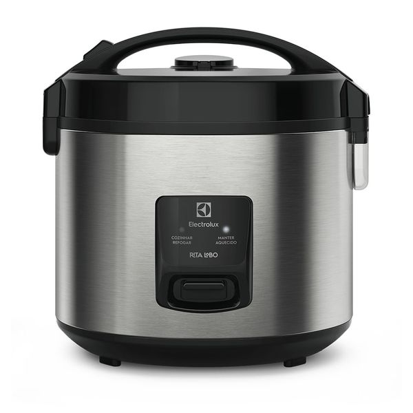Panela de Arroz Elétrica Electrolux por Rita Lobo 3,5L Preta Efficient 2 em 1 (ERC20) 220V