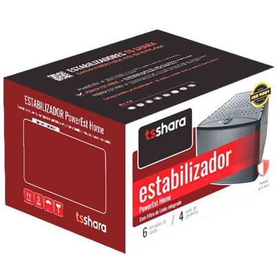 Estabilizador Tensão TS Shara PowerEst Home 2000VA 220/ 220V
