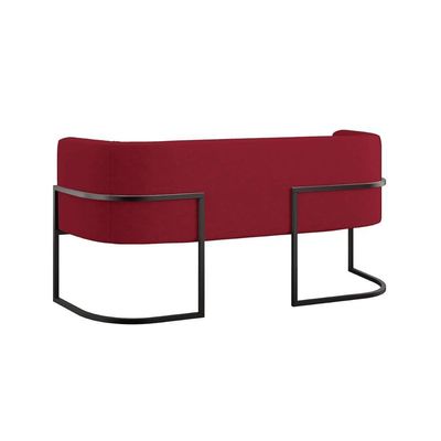 Kit Sofá 2 Lugares + 2 Poltronas Para Recepção Balaqui Marsala