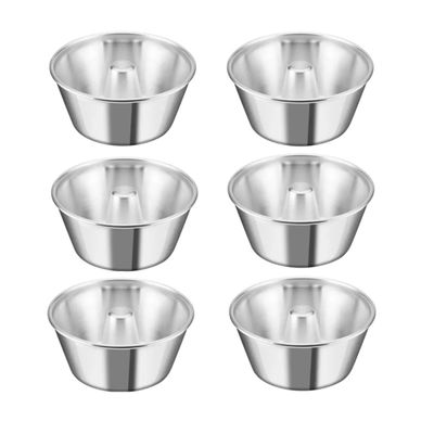 Kit de Forma de Mini-pudim Continental (6 Peças)