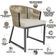 Cadeira Decorativa Para Área Gourmet Cozinha Varanda Corda Náutica Bethari D04 Bege - Lyam Decor
