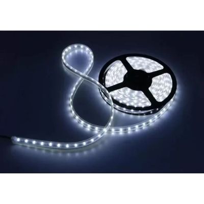Fita De Led Branco frio 5050 10 Metros Para Decoração Com Fonte