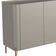 Aparador Buffet Para Sala de Jantar 4 Portas Pés Industrial Dourado Naim I03 Grigio - Lyam Decor